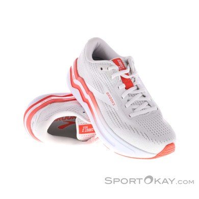 Brooks Ghost Max 2 Damen Laufschuhe-Weiss-8