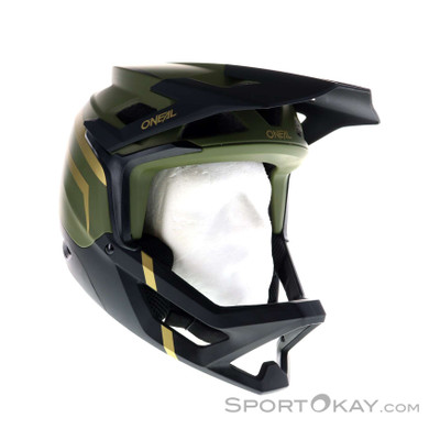 O'Neal Transition V23 Fullface Helm-Oliv-Dunkelgrün-M