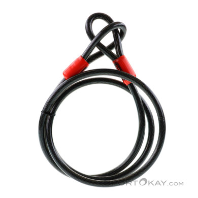 Abus Cobra Stahlkabel 12/180cm Fahrradschloss Zubehör-Schwarz-One Size