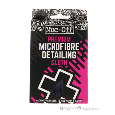 Muc Off Premium Microfibre Detailing Poliertuch-Schwarz-One Size
