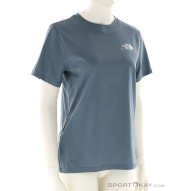 The North Face Monte Regular Graphic Damen T-Shirt-Blau-S