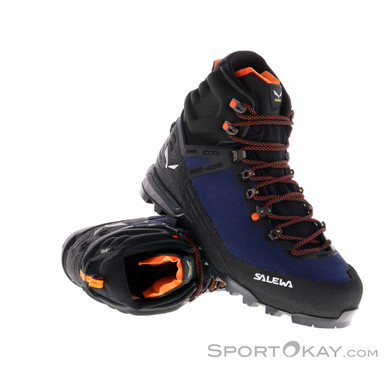 Salewa Ortles Edge Mid GTX Herren Bergschuhe Gore-Tex-Dunkel-Blau-9,5