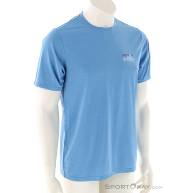 Patagonia Cap Cool Daily - 73 Skyline Herren T-Shirt-Blau-M