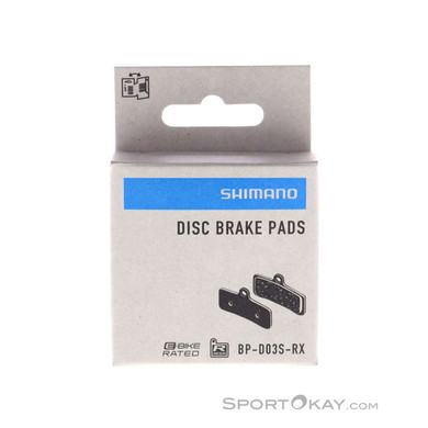 Shimano D03S-RX Resin Bremsbeläge-Grau-One Size