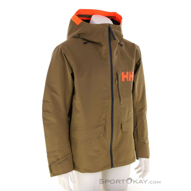 Helly Hansen Emiko Shell Herren Skijacke-Braun-M