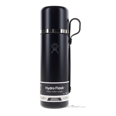 Hydro Flask Hot Flask & Cup 828ml Thermosflasche-Schwarz-One Size