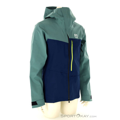 Ortovox 3L Ravine Shell Herren Skijacke-Dunkel-Blau-L