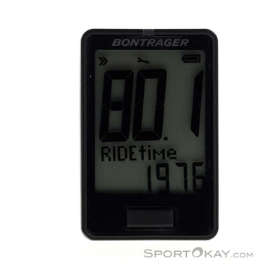 Bontrager RIDEtime Fahrradcomputer-Schwarz-One Size