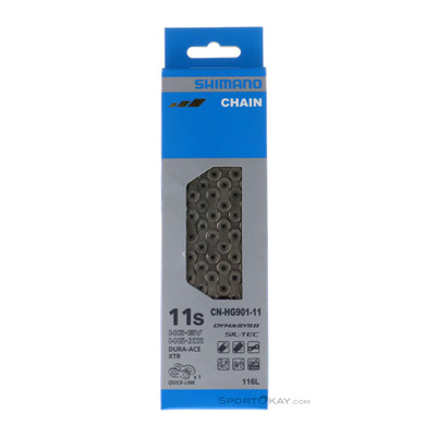 Shimano CN-HG901 116GL 11-fach Kette-Silber-One Size