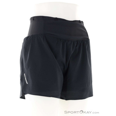 Salomon Sense Aero 2in1 Trail Damen Laufshort-Schwarz-M