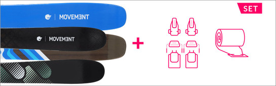 SKITOUREN MOVEMENT SKI SETS bis -50% > 3er SET ab 499€ 