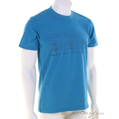 La Sportiva Made of Mountain Herren T-Shirt-Blau-L