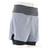 Salomon Sense Aero 2in1 Herren Laufshort-Hell-Grau-S