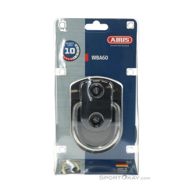 Abus Granit WBA 60 Wand-Bodenanker-Schwarz-One Size