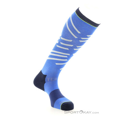 Ortovox Ski Tour Long Herren Skisocken-Blau-45-47