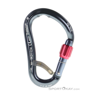 Camp Atom Belay Lock HMS-Karabiner-Grau-One Size