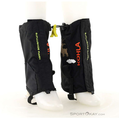 Kohla Happy Adventure Kinder Gamaschen-Schwarz-One Size