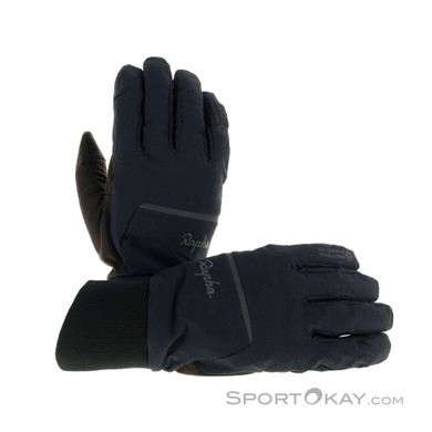 Rapha Insulated Windstopper Winter Bikehandschuhe-Schwarz-L