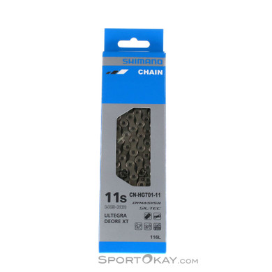 Shimano CN-HG701 11-fach 116GL Kette-Grau-One Size