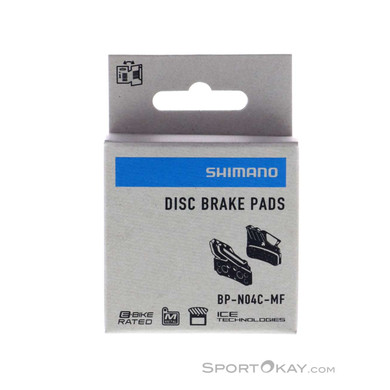 Shimano N04C-MF Metall Bremsbeläge-Anthrazit-One Size