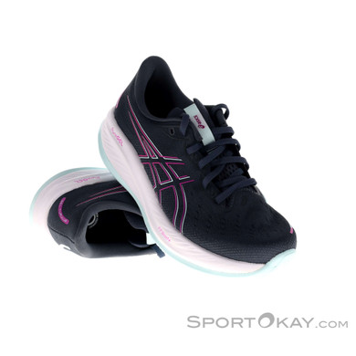 Asics Gel-Cumulus 26 Damen Laufschuhe-Anthrazit-8