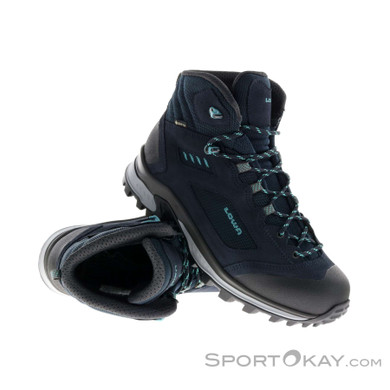 Lowa Corvara GTX Mid Damen Trekkingschuhe Gore-Tex-Dunkel-Blau-6