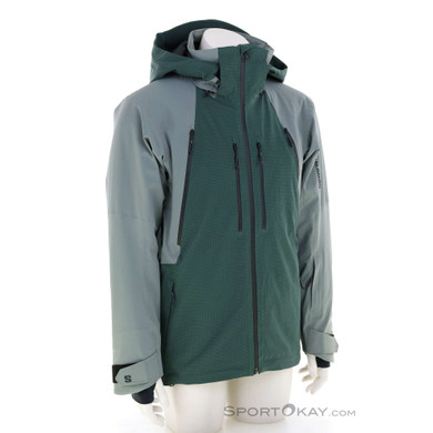 Salomon Spectral Herren Skijacke-Oliv-Dunkelgrün-M