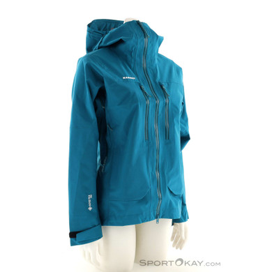 Mammut Crater Pro HS Hooded Damen Outdoorjacke-Blau-S
