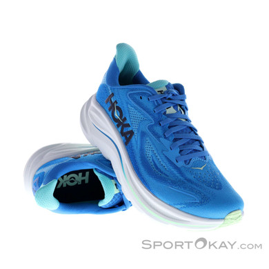 Hoka Clifton 10 Herren Laufschuhe-Blau-9,5