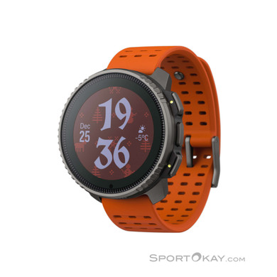 Suunto Vertical Titanium Solar Sportuhr-Orange-One Size