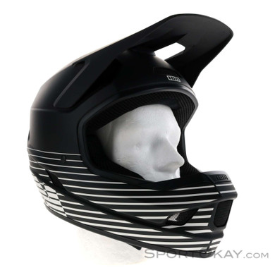 ION Scrub AMP Fullface Helm-Schwarz-L