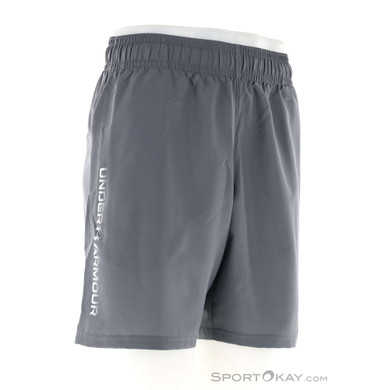 Under Armour Tech Woven Wordmark Herren Fitnessshort-Dunkel-Grau-L