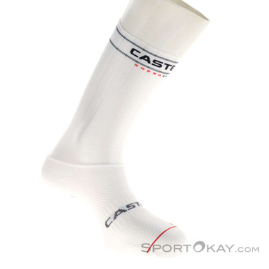 Castelli Fast Feet 4 Bikesocken-Weiss-L-XL