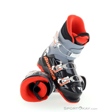 Nordica Speedmachine J3 Kinder Skischuhe-Schwarz-24,5