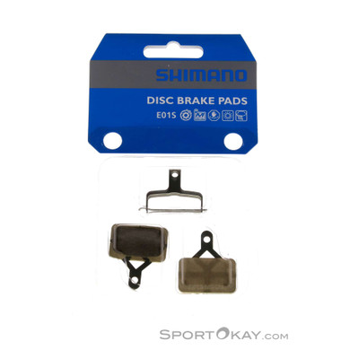 Shimano M575 E01S Metall Bremsbeläge-Grau-One Size