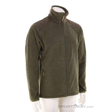 Fjällräven Sten Fleece Herren Fleecejacke-Oliv-Dunkelgrün-M