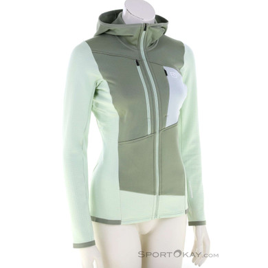 Ortovox Fleece Grid Hoody Damen Fleecejacke-Hell-Grau-S