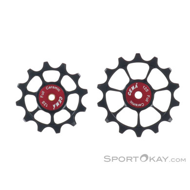 Cema Pulley-Set for Sram AXS Road Schaltwerk Zubehör-Schwarz-One Size