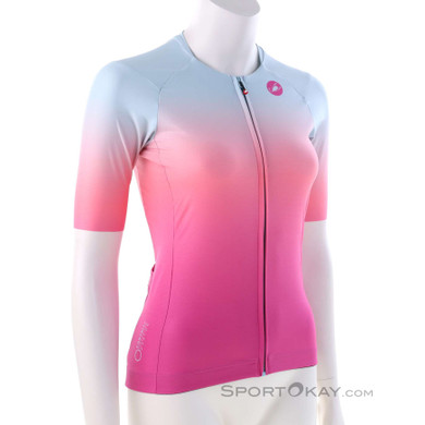 Castelli UPF Damen Bikeshirt-Pink-Rosa-S