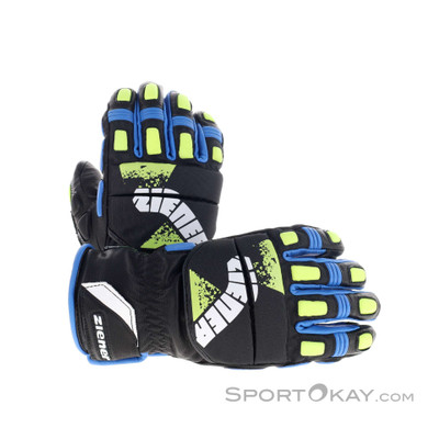 Ziener Lonos-Z AS PR Kinder Skihandschuhe-Schwarz-5