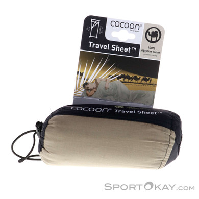 Cocoon Travel Sheet Baumwoll Schlafsack-Oliv-Dunkelgrün-One Size