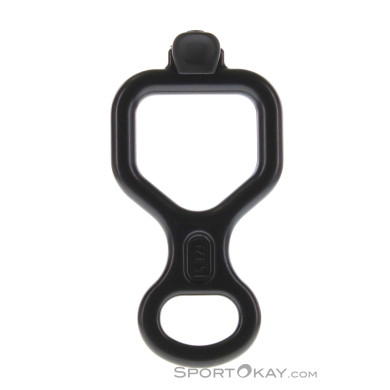 Petzl Huit Antibrulure Abseilgerät-Schwarz-One Size