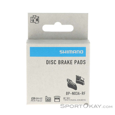 Shimano N03A-RF Resin Bremsbeläge-Schwarz-One Size