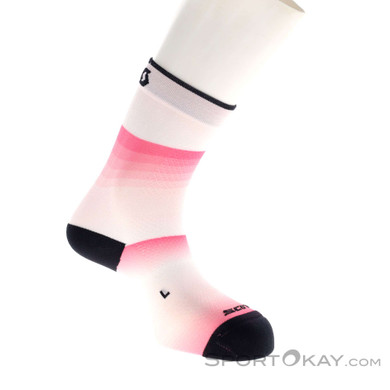 Scott Gradient Stripes Crew Bikesocken-Pink-Rosa-S