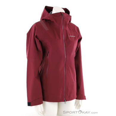 La Sportiva Crest Evo Shell Damen Tourenjacke-Dunkel-Rot-S