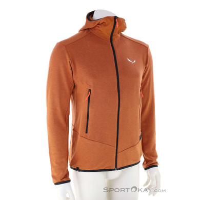 Salewa Agner Hemp 2 Hooded Herren Outdoorjacke-Orange-M