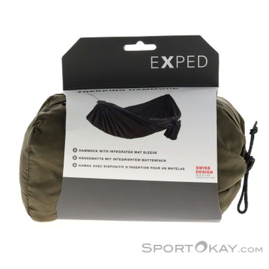 Exped Trekking Hammock Hängematte-Oliv-Dunkelgrün-One Size