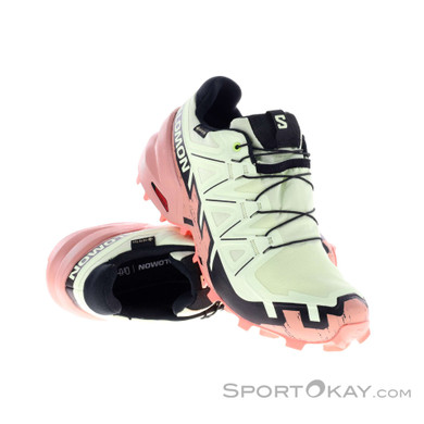 Salomon Speedcross 6 GTX Damen Traillaufschuhe Gore-Tex-Hell-Grün-6