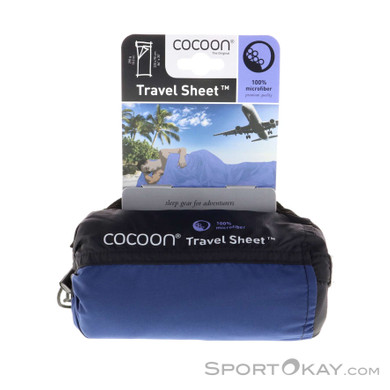 Cocoon Travel Sheet Mikrofaser Schlafsack-Dunkel-Blau-One Size