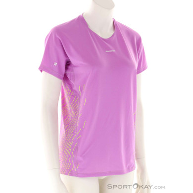 Salomon Sense Aero Damen T-Shirt-Pink-Rosa-S